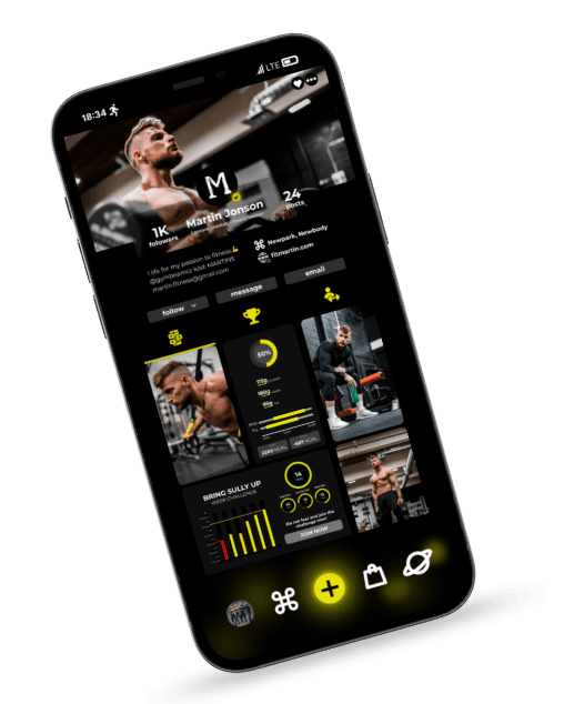 Gymspace app mockup 1